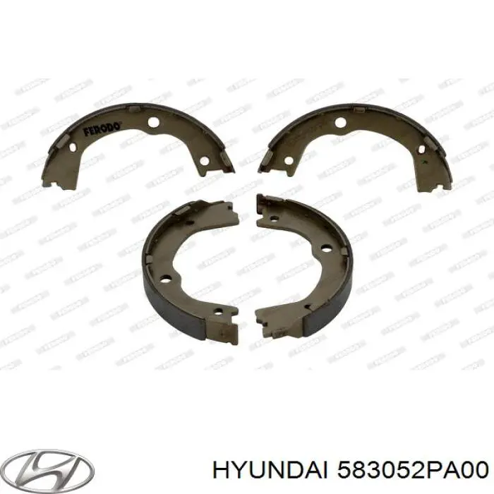Колодки стоянкового гальма Hyundai/Kia 583052PA00