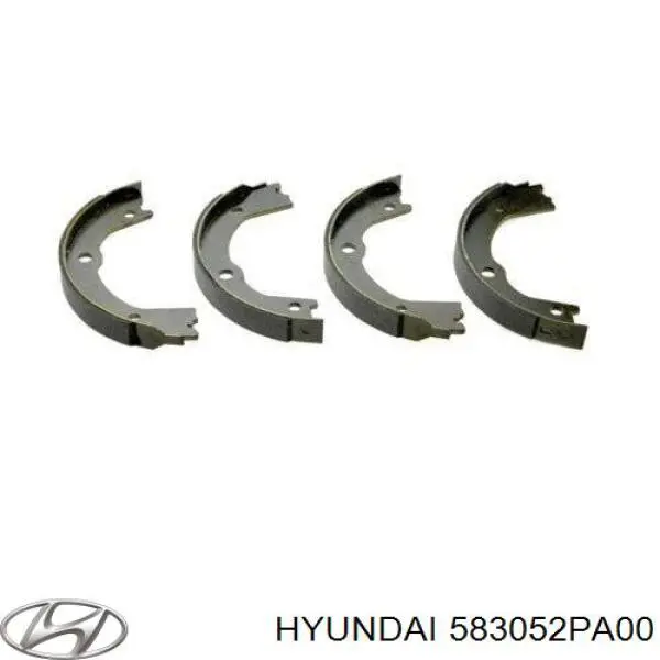 583052PA00 Hyundai/Kia колодки ручника/стоянкового гальма
