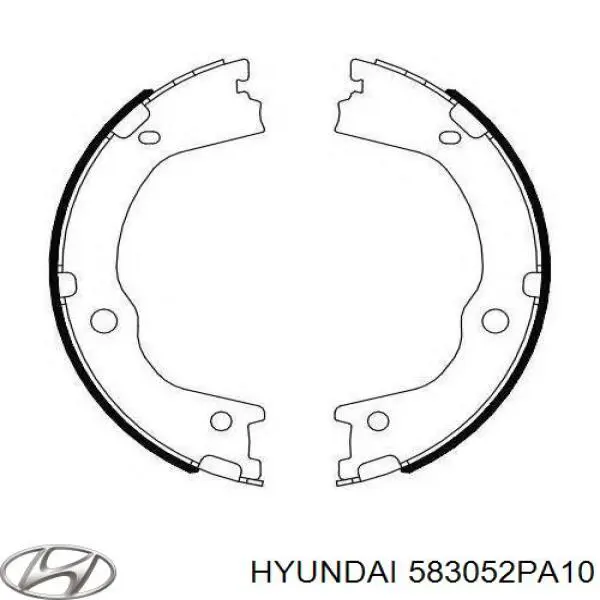 583052PA10 Hyundai/Kia колодки ручника/стоянкового гальма