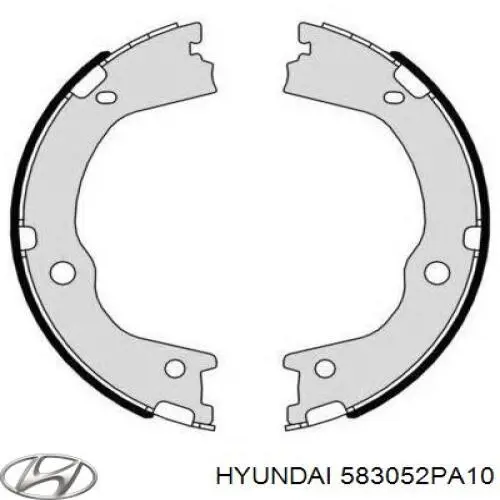 Колодки ручника JQ212065 Kamoka