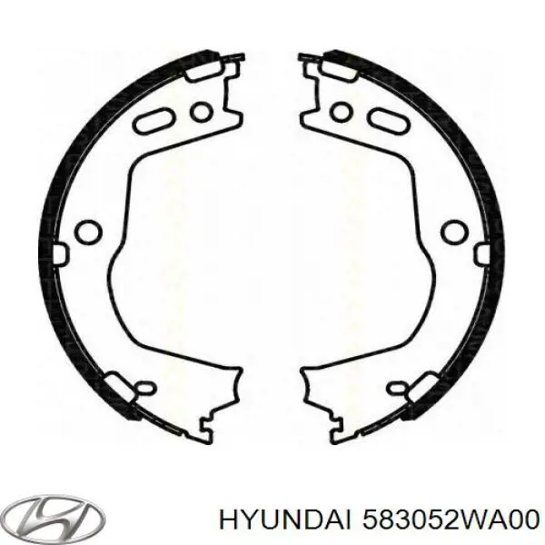 Колодки ручника / стоянкового гальма Hyundai/Kia 583052WA00 ціна, від 42.05 USD