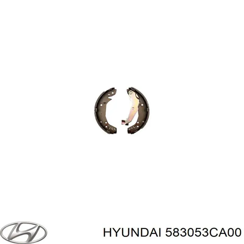 Гальма робочі задні ножні і гальмівні барабани Hyundai/Kia 583053CA00