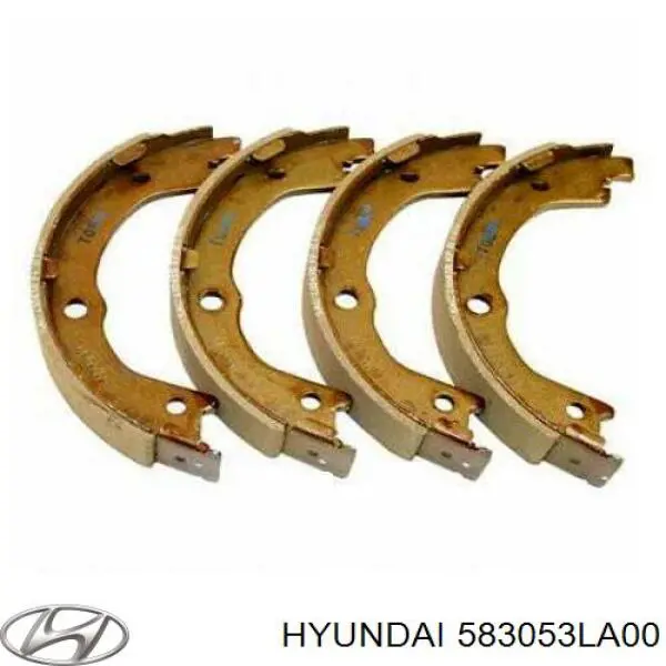 Колодки ручника/стоянкового гальма 583053LA00 Hyundai/Kia