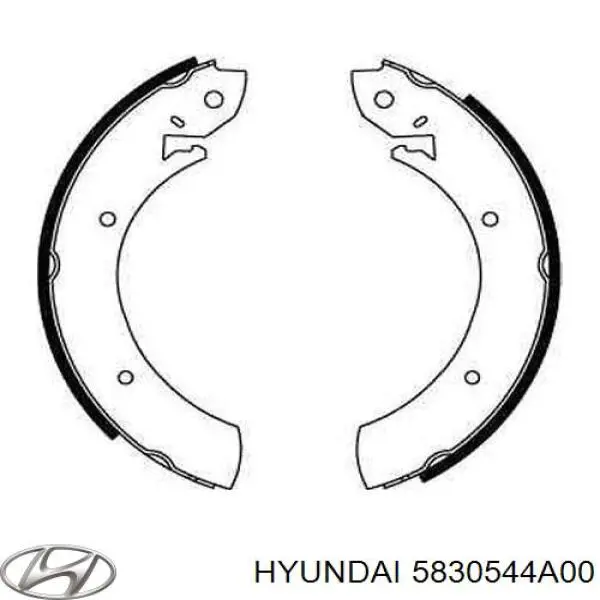 Купити 5830544A00 Hyundai/Kia Колодки гальмові задні, барабанні