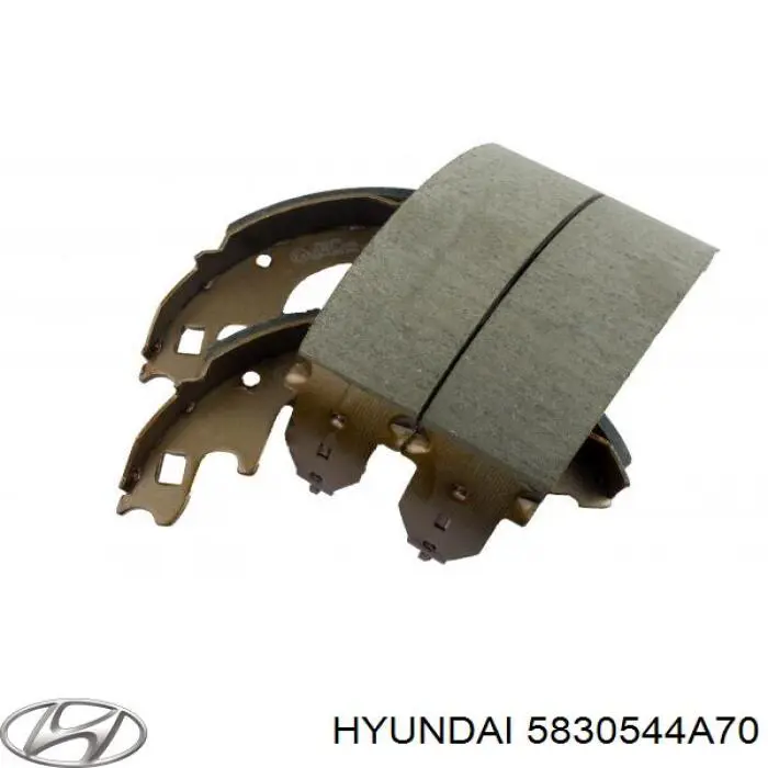 5830544A70 Hyundai/Kia Колодки гальмівні задні, барабанні