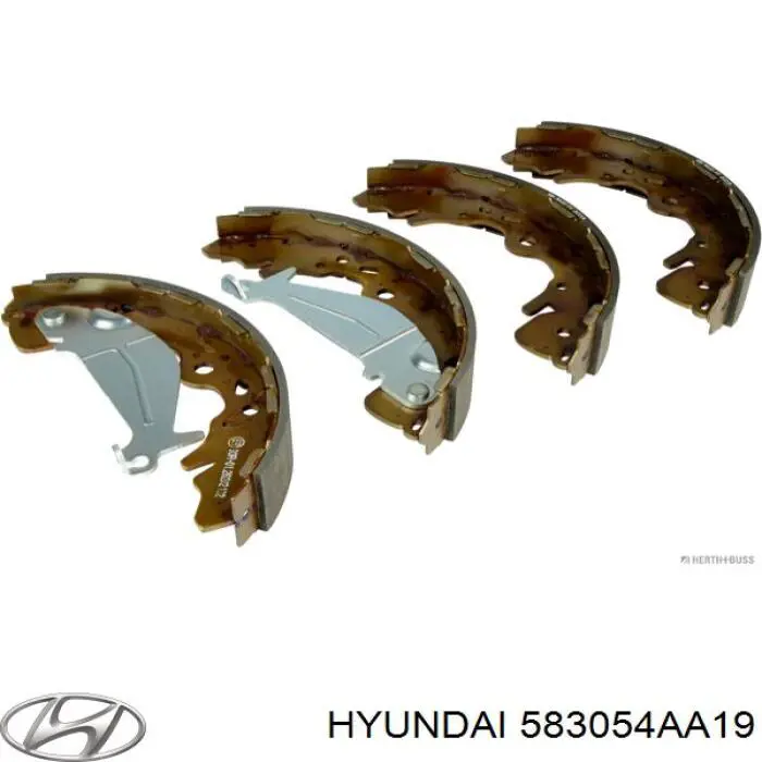583054AA19 Hyundai/Kia колодки гальмові задні, барабанні
