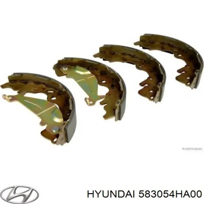 Купити 583054HA00 Hyundai/Kia Колодки гальмові задні, барабанні