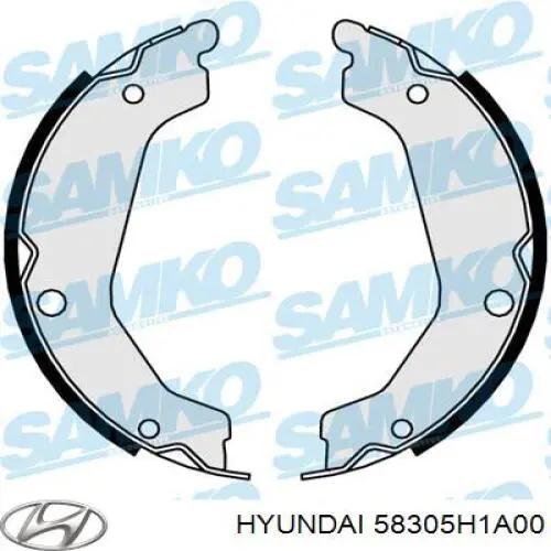 Купити 58305H1A00 Hyundai/Kia Гальмівні колодки гальма стоянки