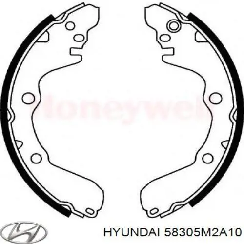 Колодки гальмові задні, барабанні 58305M2A10 Hyundai/Kia