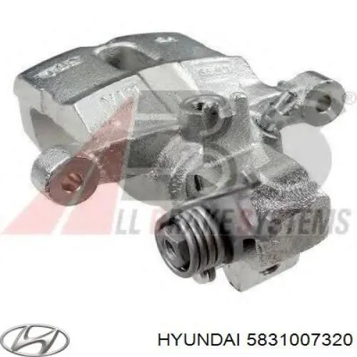 5831007320 Hyundai/Kia Супорт гальмівний задній лівий