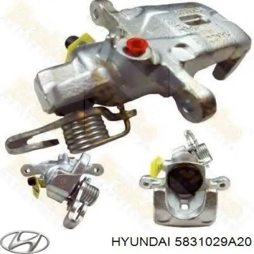 Купити 5831029A20 Hyundai/Kia Супорт задній лівий