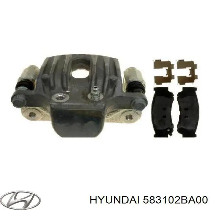 Купити 583102BA00 Hyundai/Kia Супорт задній лівий