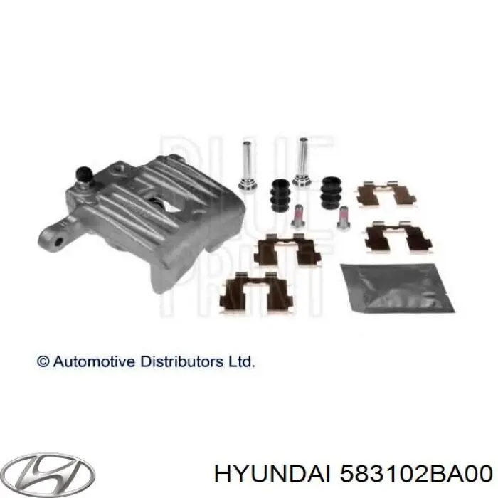 583102BA00 Hyundai/Kia супорт гальмівний задній лівий
