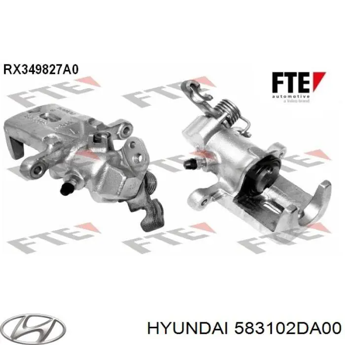Купити 583102DA00 Hyundai/Kia Супорт задній лівий