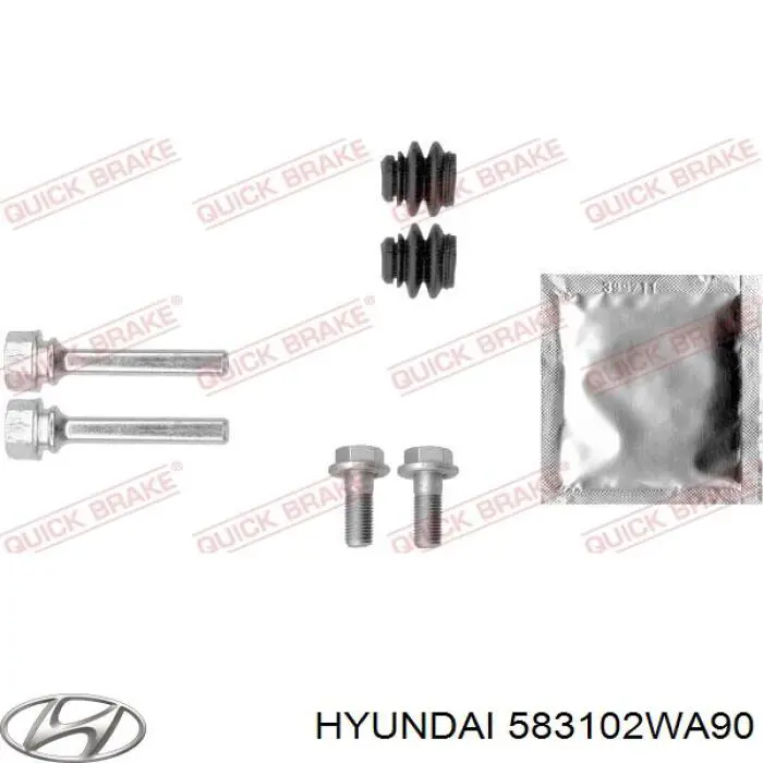 583102WA90 Hyundai/Kia Супорт гальмівний задній лівий