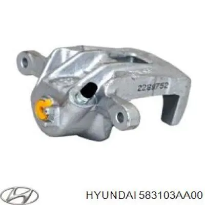 Супорт задній лівий 583103AA00 Hyundai/Kia