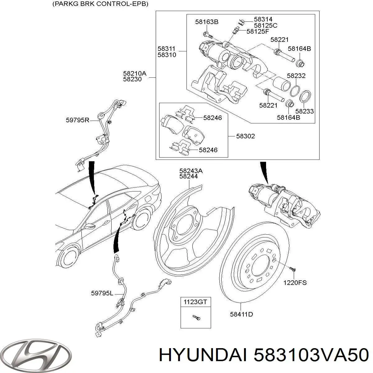  583103VA50 Hyundai/Kia