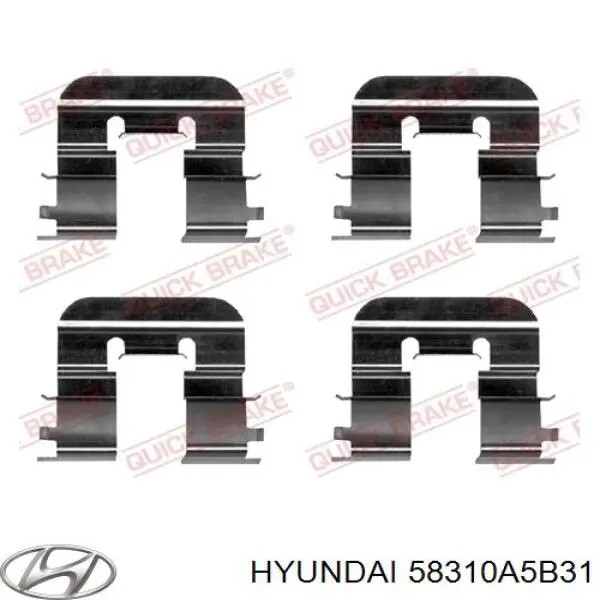 Ремкомплект супорту гальмівного заднього Hyundai/Kia 58310A5B31 ціна, від 20.24 USD