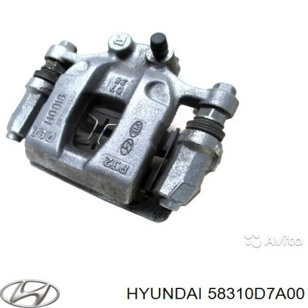 58310D7A00 Hyundai/Kia Супорт гальмівний задній лівий