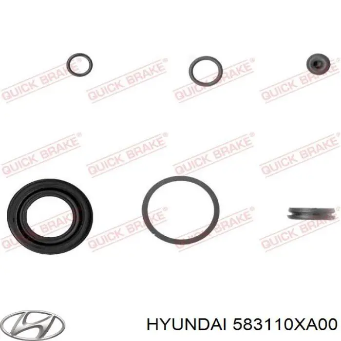 583110XA00 Hyundai/Kia супорт гальмівний задній правий