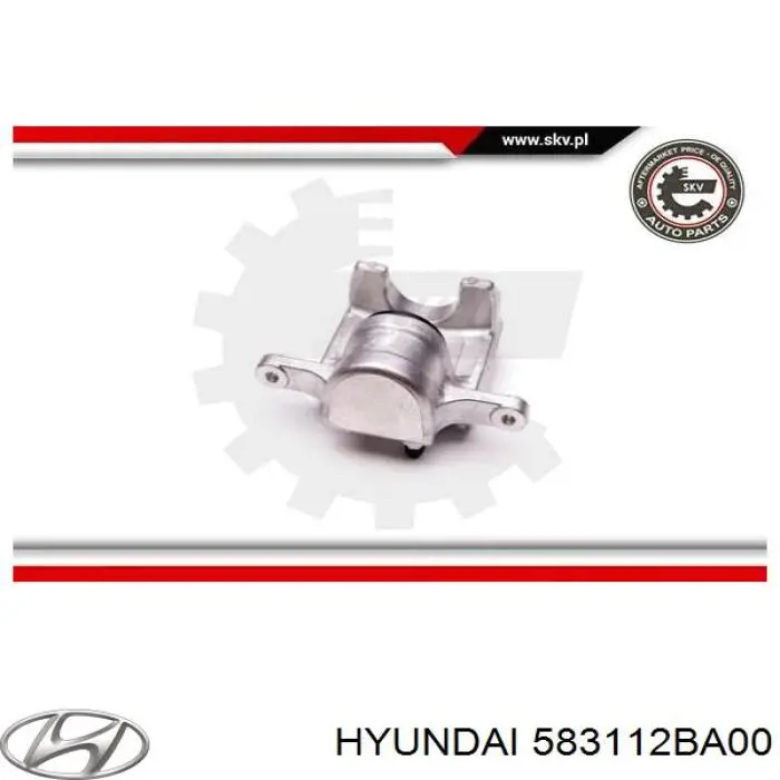 Купити 583112BA00 Hyundai/Kia Супорт задній правий