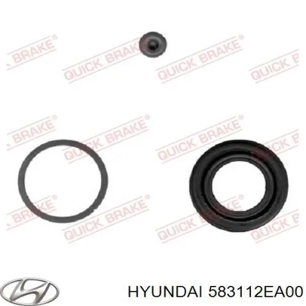 Супорт задній правий 583112EA00 Hyundai/Kia