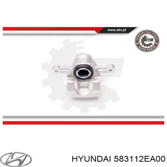 Супорт гальмівний задній правий Hyundai/Kia 583112EA00