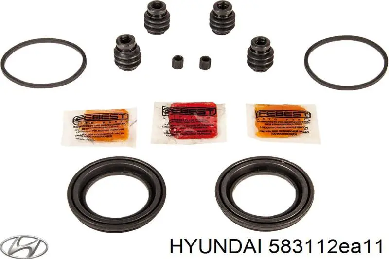 Супорт гальмівний задній правий Hyundai/Kia 583112EA11 ціна, від 15.20 USD