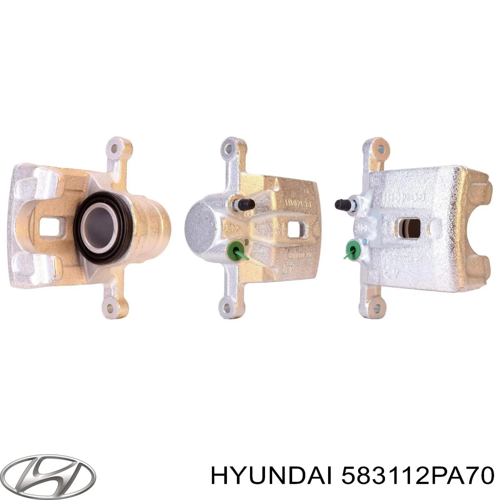 583112PA70 Hyundai/Kia супорт гальмівний задній правий
