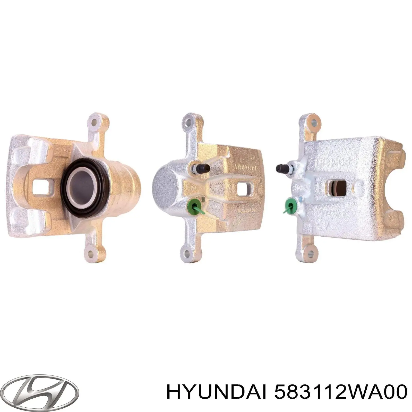 583112WA00 Hyundai/Kia Супорт гальмівний задній правий