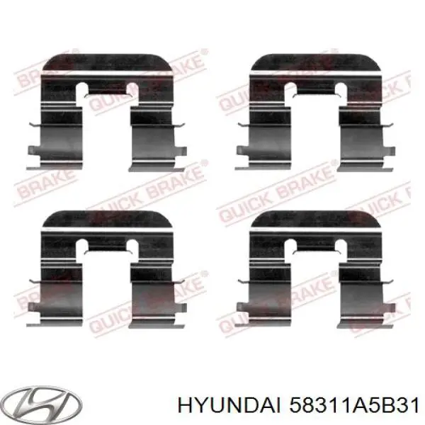  Hyundai/Kia 58311A5B31 ціна, від 44.33 USD