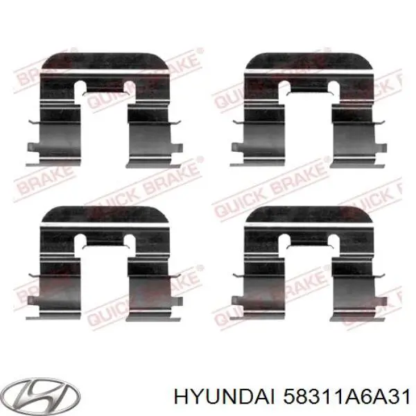 Супорт гальмівний задній правий Hyundai/Kia 58311A6A31 ціна, від 54.81 USD