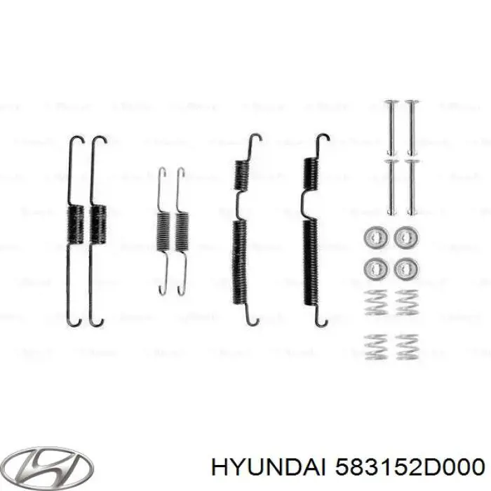 Колодки гальмові задні, барабанні Hyundai/Kia 583152D000 ціна, від 18.40 USD