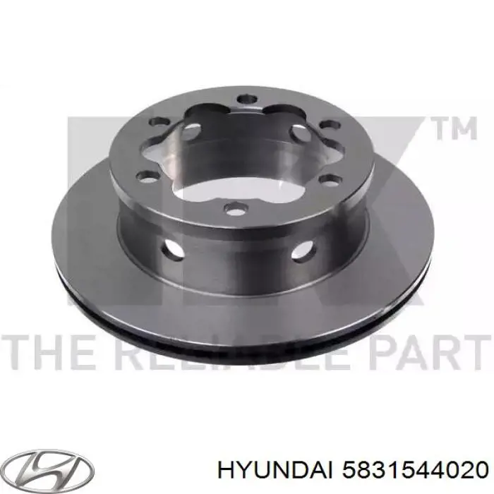 Купити 5831544020 Hyundai/Kia Колодки гальмові задні, барабанні