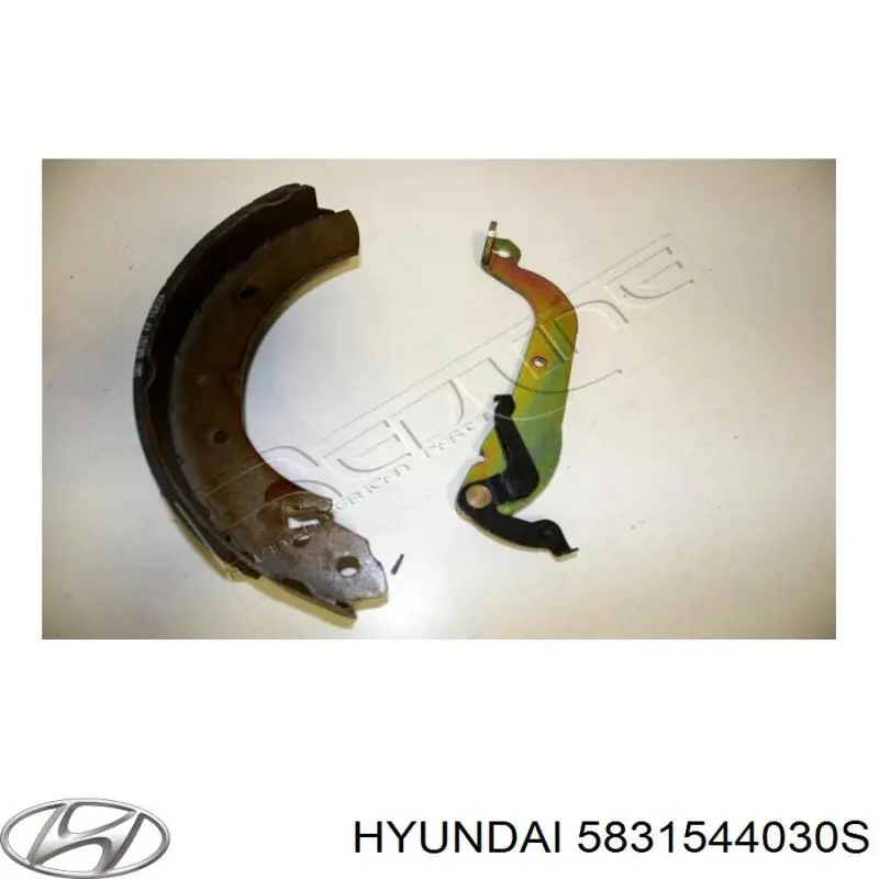 5831544030S Hyundai/Kia Колодки гальмівні задні, барабанні