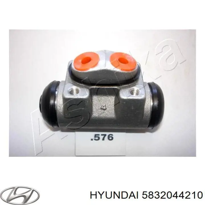 Циліндр гальмівний колісний/робітник, задній 5832044210 Hyundai/Kia