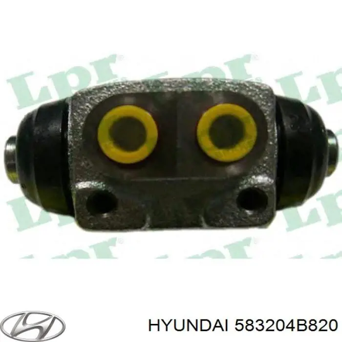 Купити 583204B820 Hyundai/Kia Циліндр гальмівний колісний/робітник, задній