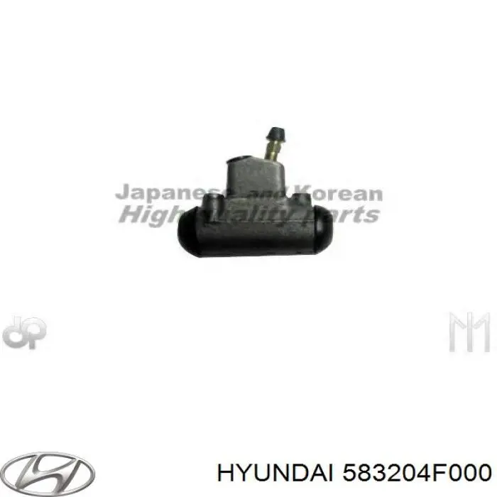  Циліндр гальмівний колісний/робітник, задній Hyundai H100 