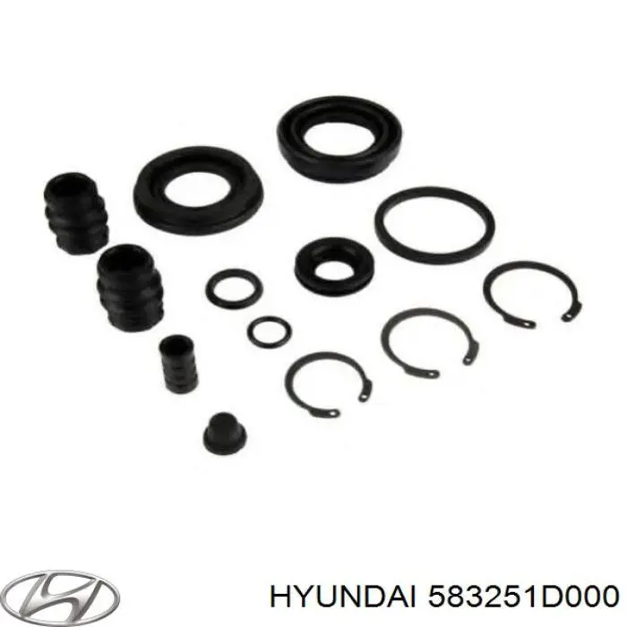583251D000 Hyundai/Kia Захисний кожух гальмівного диска, заднього