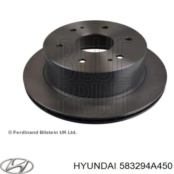 583294A350 Hyundai/Kia Дискові гальма