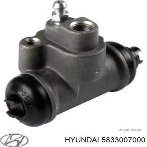 Купити 5833007000 Hyundai/Kia Циліндр гальмівний колісний/робітник, задній
