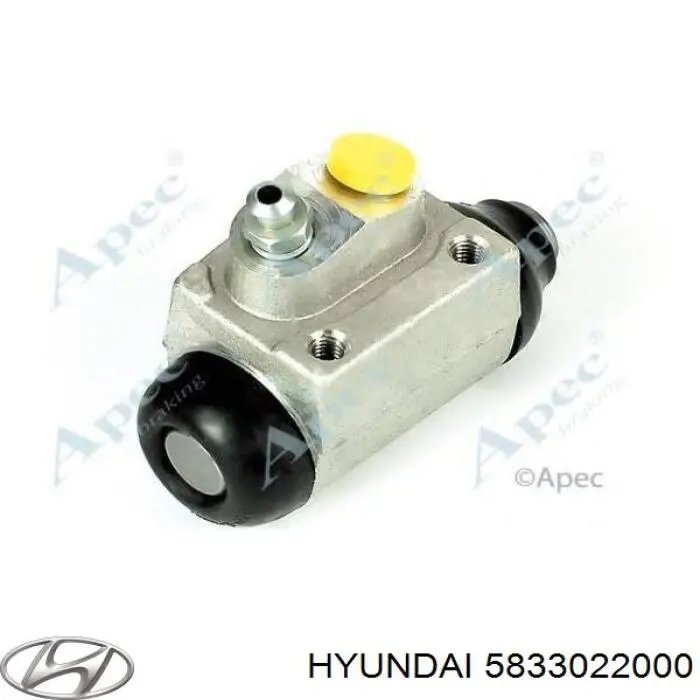 Купити 5833022000 Hyundai/Kia Циліндр гальмівний колісний/робітник, задній