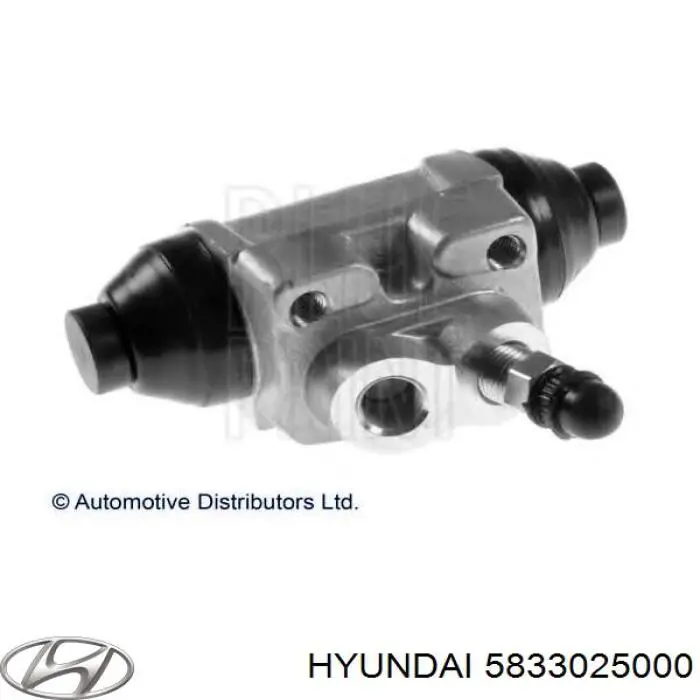 Циліндр гальмівний колісний/робочий, задній Hyundai/Kia 5833025000 ціна, від 8.78 USD