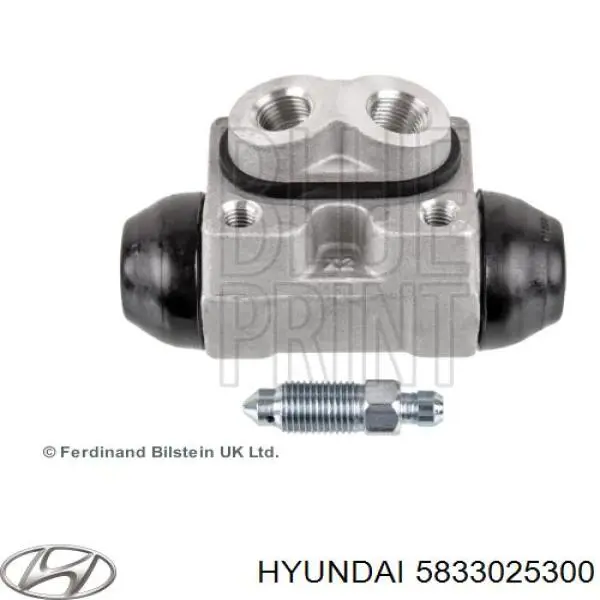Циліндр гальмівний колісний/робочий, задній Hyundai/Kia 5833025300 ціна, від 12.50 USD