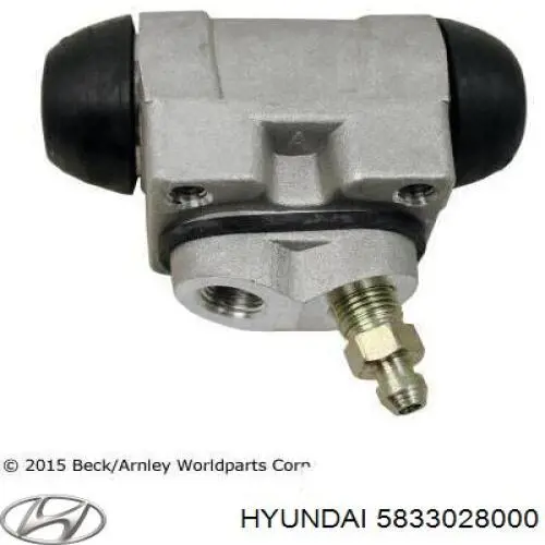 Циліндр гальмівний колісний/робітник, задній 5833028000 Hyundai/Kia