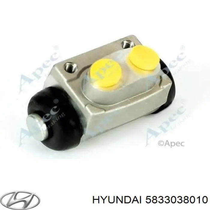 5833038010 Hyundai/Kia циліндр гальмівний колісний/робітник, задній