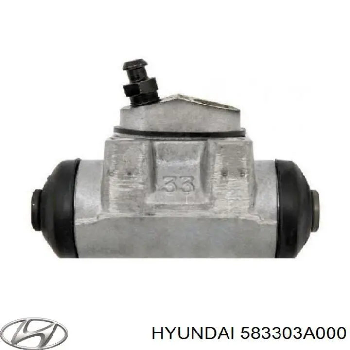 Купити 583303A000 Hyundai/Kia Циліндр гальмівний колісний/робітник, задній