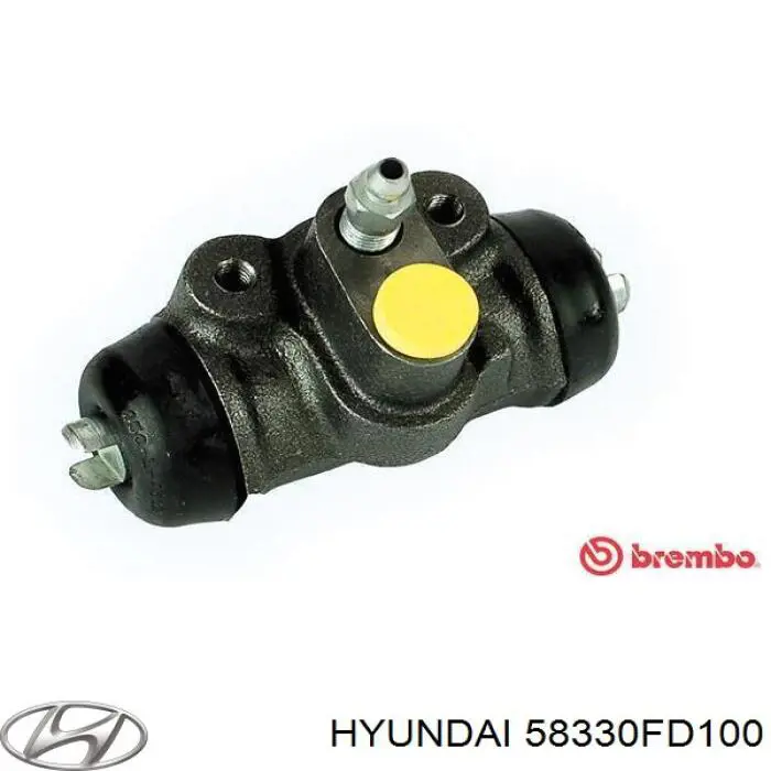 58330FD100 Hyundai/Kia Циліндр гальмівний колісний/робітник, задній