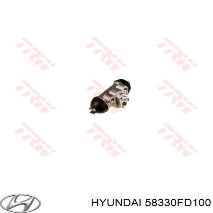 Циліндр гальмівний колісний/робочий, задній Hyundai/Kia 58330FD100 ціна, від 13.56 USD