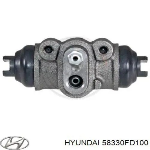 Циліндр гальмівний колісний/робітник, задній 58330FD100 Hyundai/Kia
